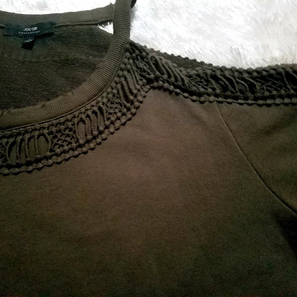 Joe's Cold Shoulder Distressed Sweatshirt NWOT